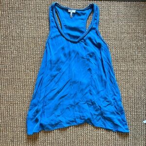 Joie silk racer back tank blouse M